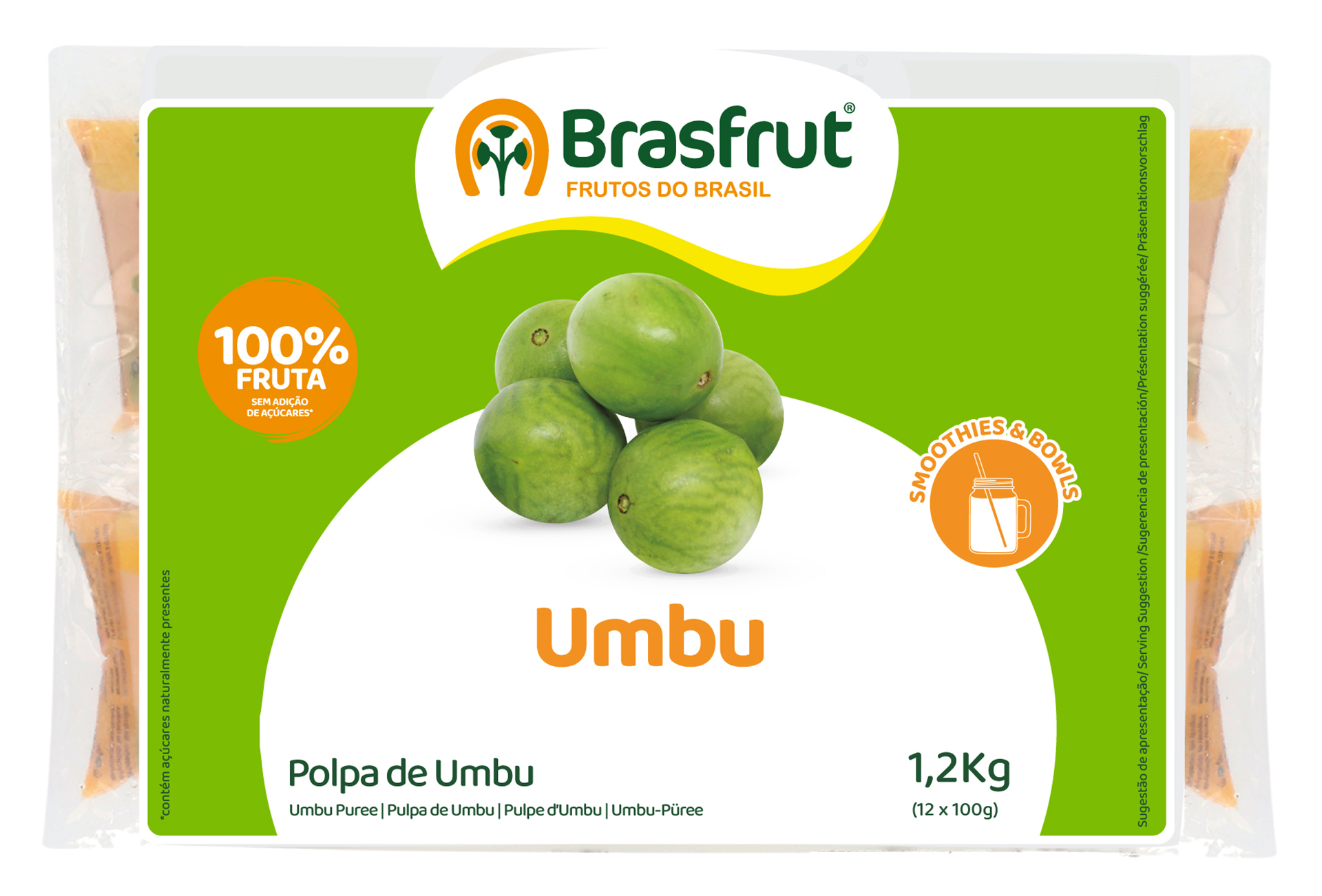 Polpa Fruta Umbu Congelada 12x100 g Polpa Fruta Umbu Congelada 12x100 g