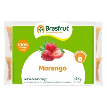 Polpa Fruta Morango Congelada 12x100 g