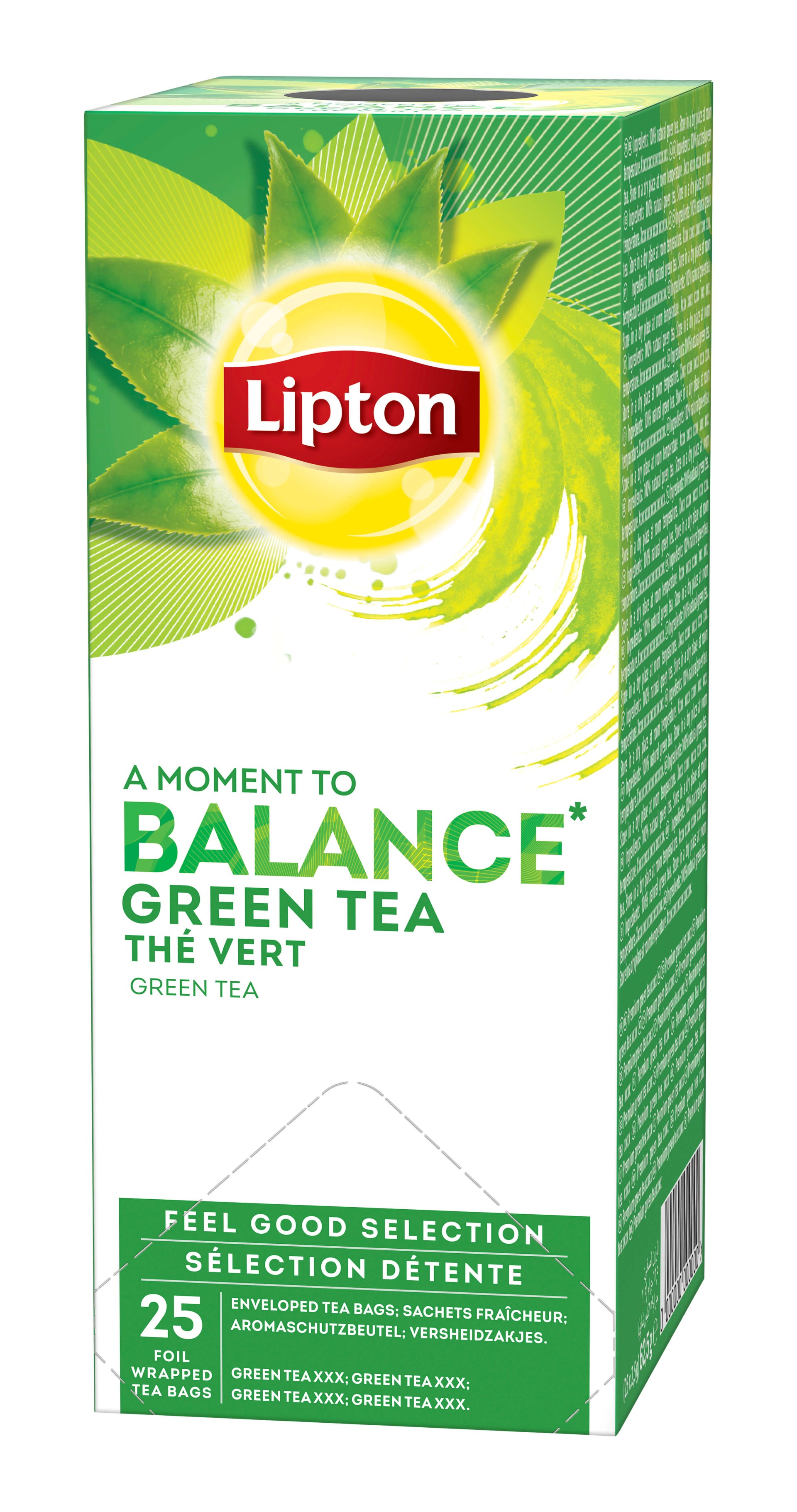 Ch� Green Pure Lipton 6x25 Saquetas