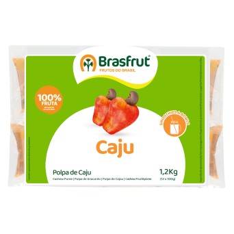 Polpa Fruta Caju Congelada 12x100 g