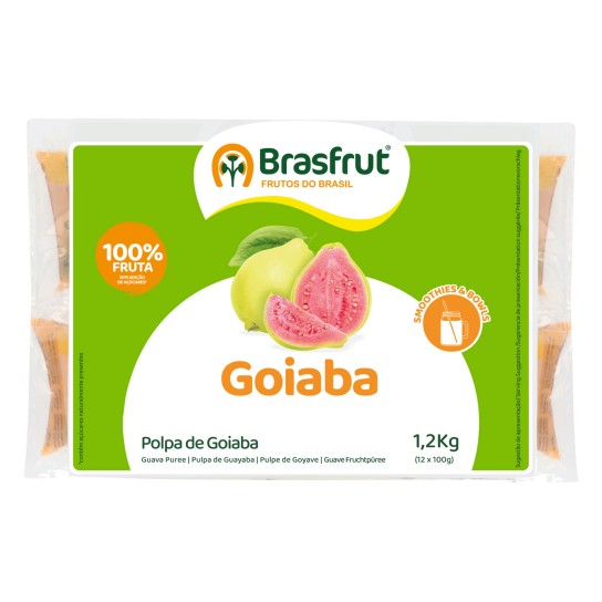 Polpa Fruta Goiaba Congelada 12x100 g
