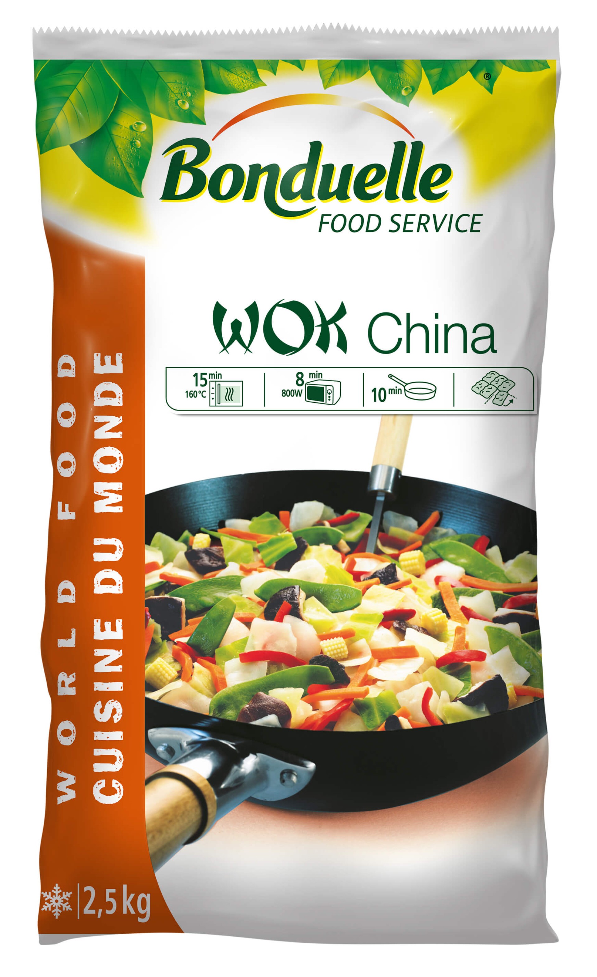 Wok China Congelado Bonduelle 4x2,5 kg