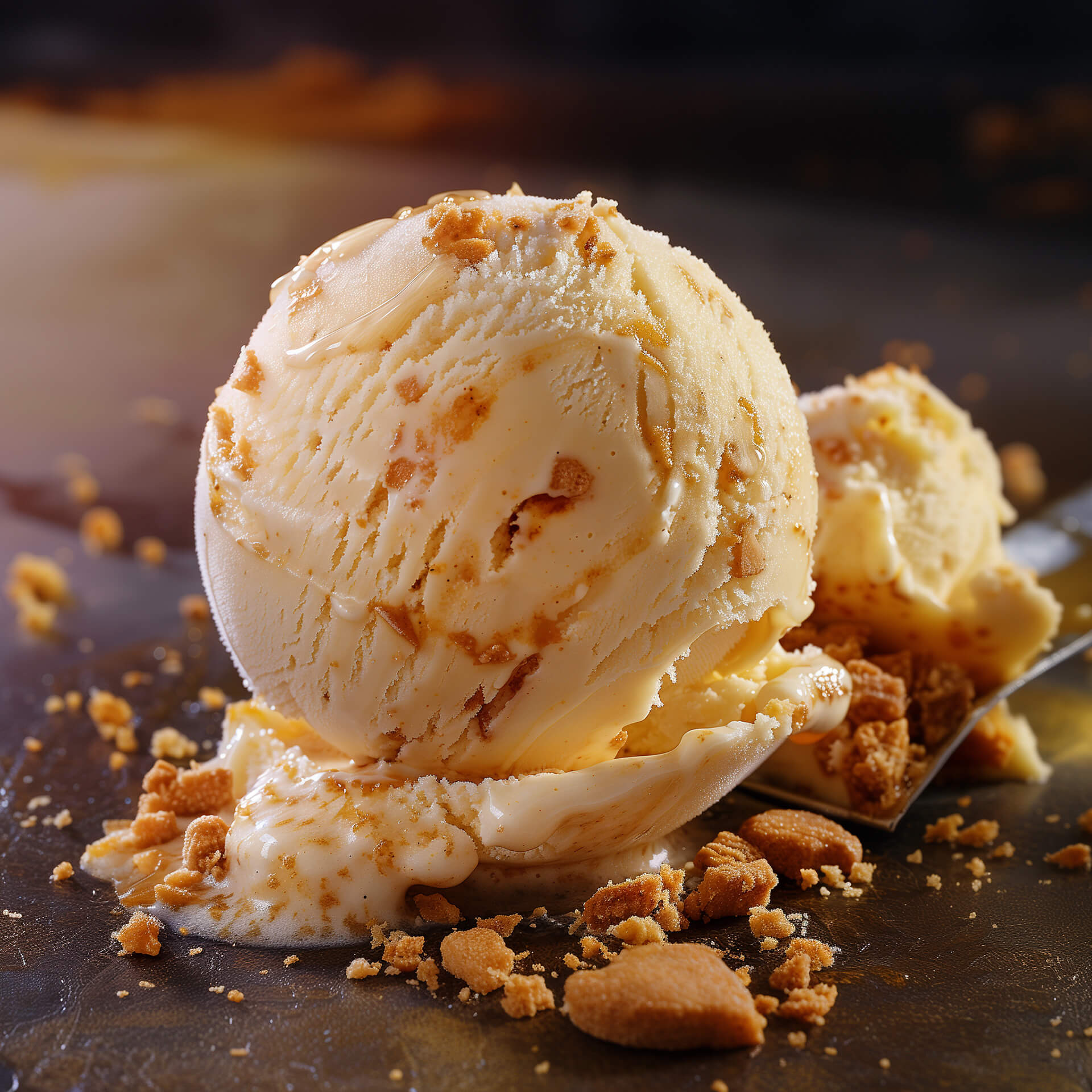 Gelado Biscoito Caramelizado Cole��o Gourmet Congelado O Gelado Cuba 2,2 l