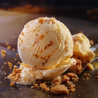 Gelado Biscoito Caramelizado Coleo Gourmet Congelado O Gelado Cuba 2,2 l