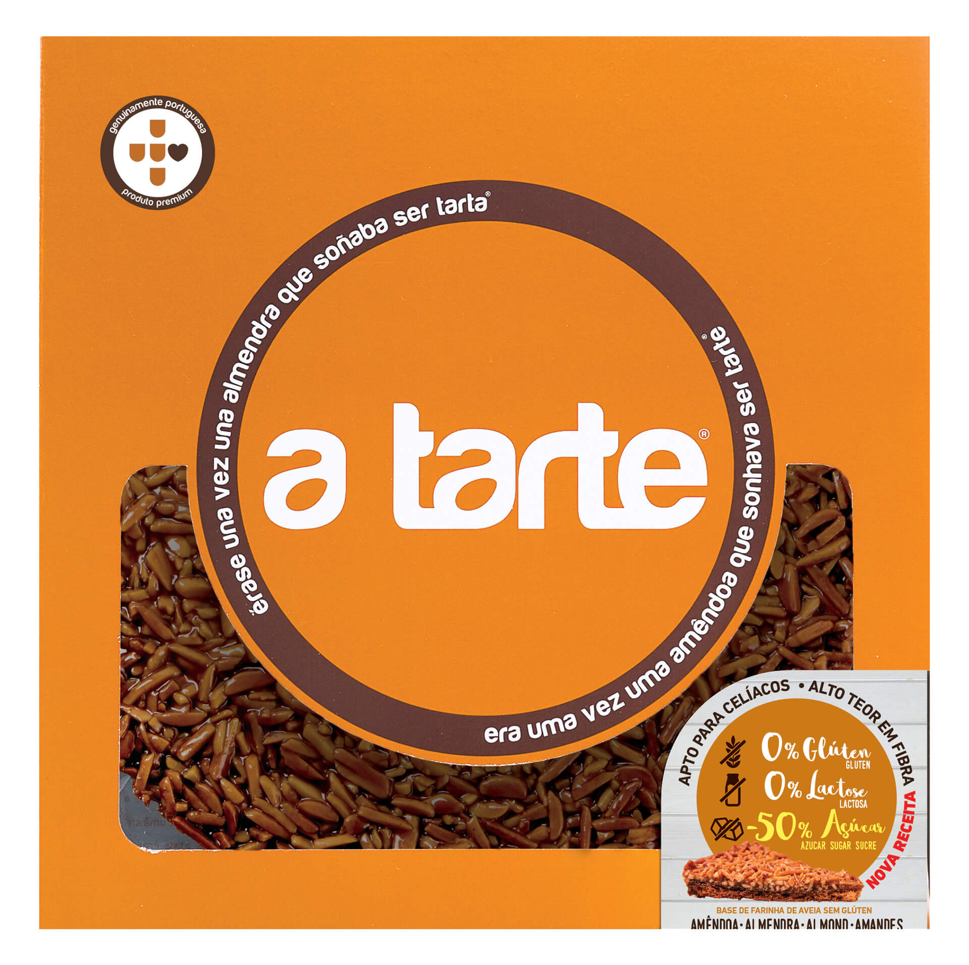 Tarte Amêndoa s/ Glúten Congelada A Tarte 3x650 g Tarte Amêndoa s/ Glúten Congelada A Tarte 3x650 g