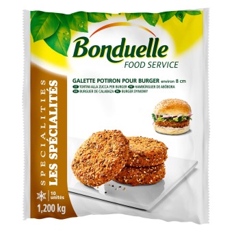 Hambrguer Abbora Congelado Bonduelle 6x1,2 kg