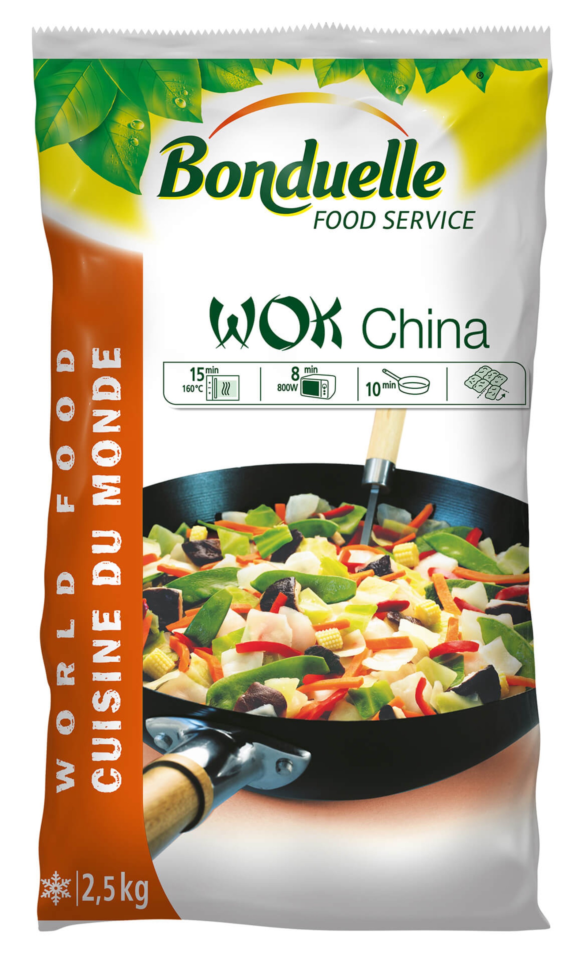 Wok China Congelado Bonduelle 4x2,5 kg