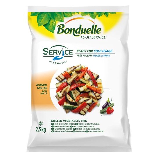 Trio Legumes Grelhados Congelados Bonduelle 4x2,5 kg