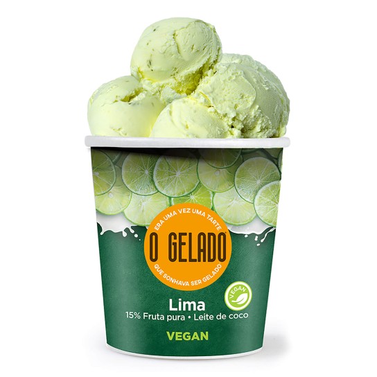 Gelado Lima Portuguesa/Leite Coco Congelado O Gelado 6x460 ml