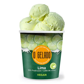 Gelado Lima Portuguesa/Leite Coco Congelado O Gelado 6x460 ml