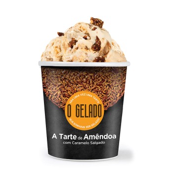 Gelado A Tarte/Caramelo Salgado Congelado O Gelado 6x490 ml