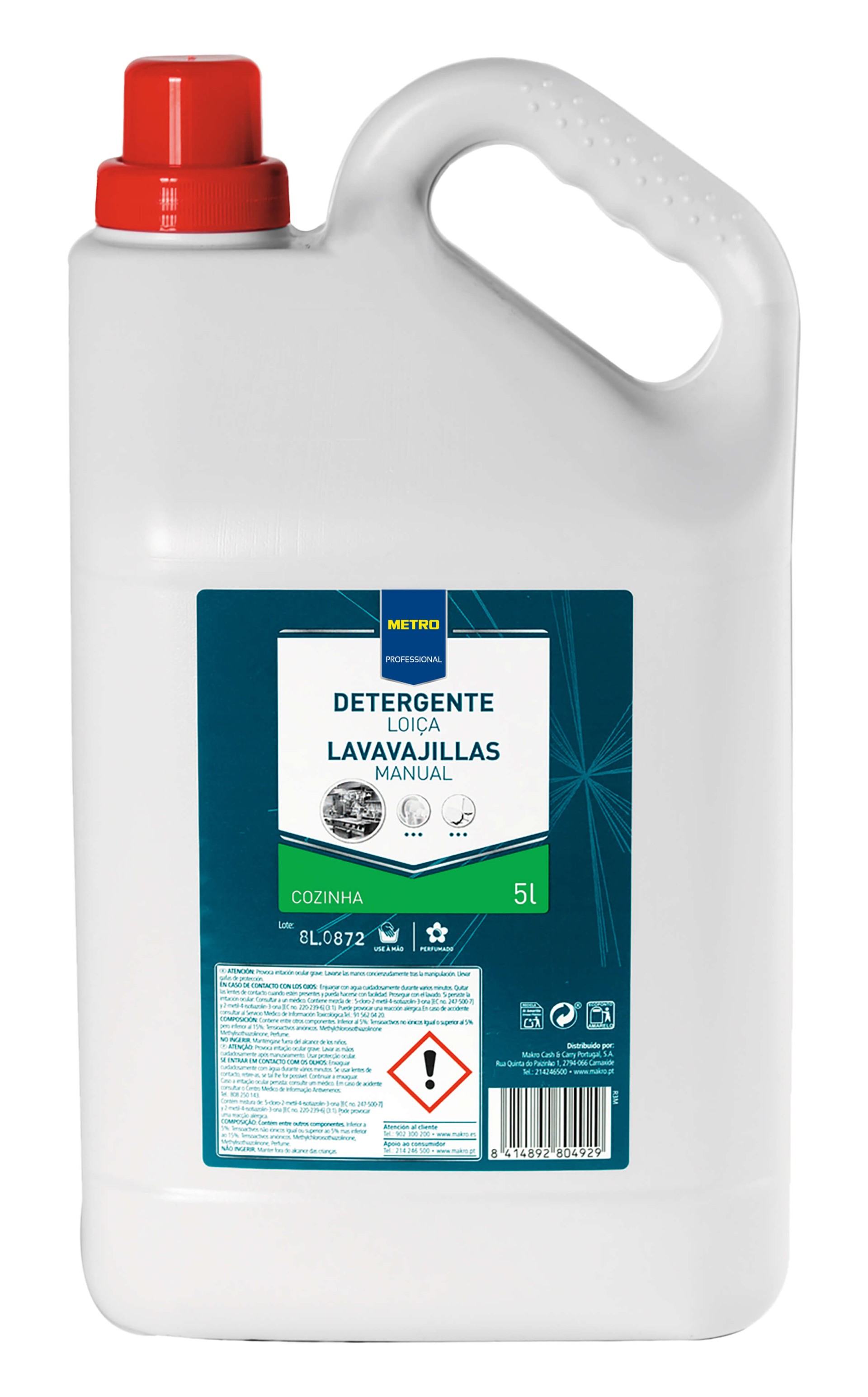 Detergente Loi�a Manual METRO Profissional 5 l