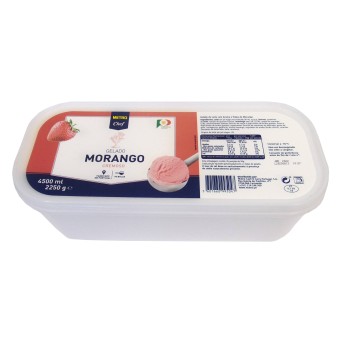 Gelado Morango Congelado METRO Chef Cuba 4,5 l