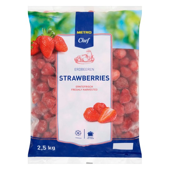 Morangos Congelados METRO Chef 4x2,5 kg / 10 KG 