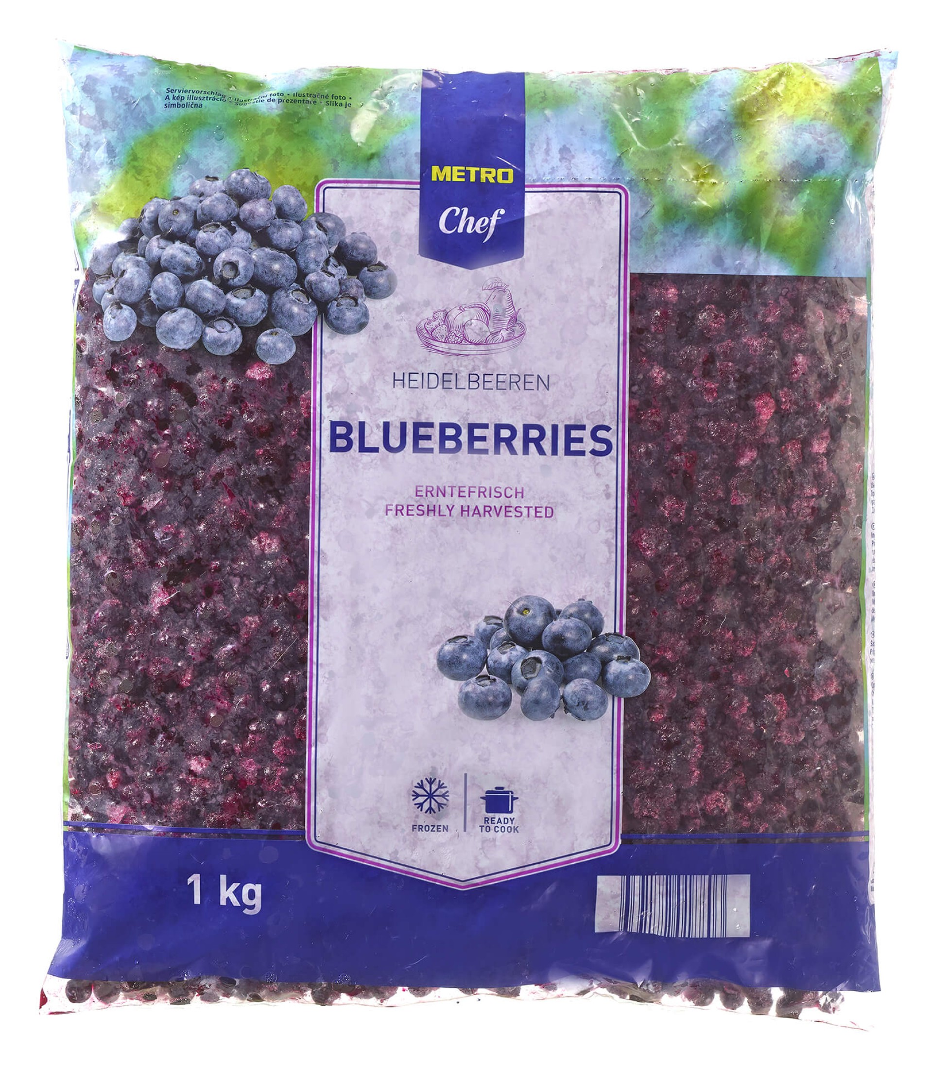 Mirtilos Congelados METRO Chef 10x1 kg