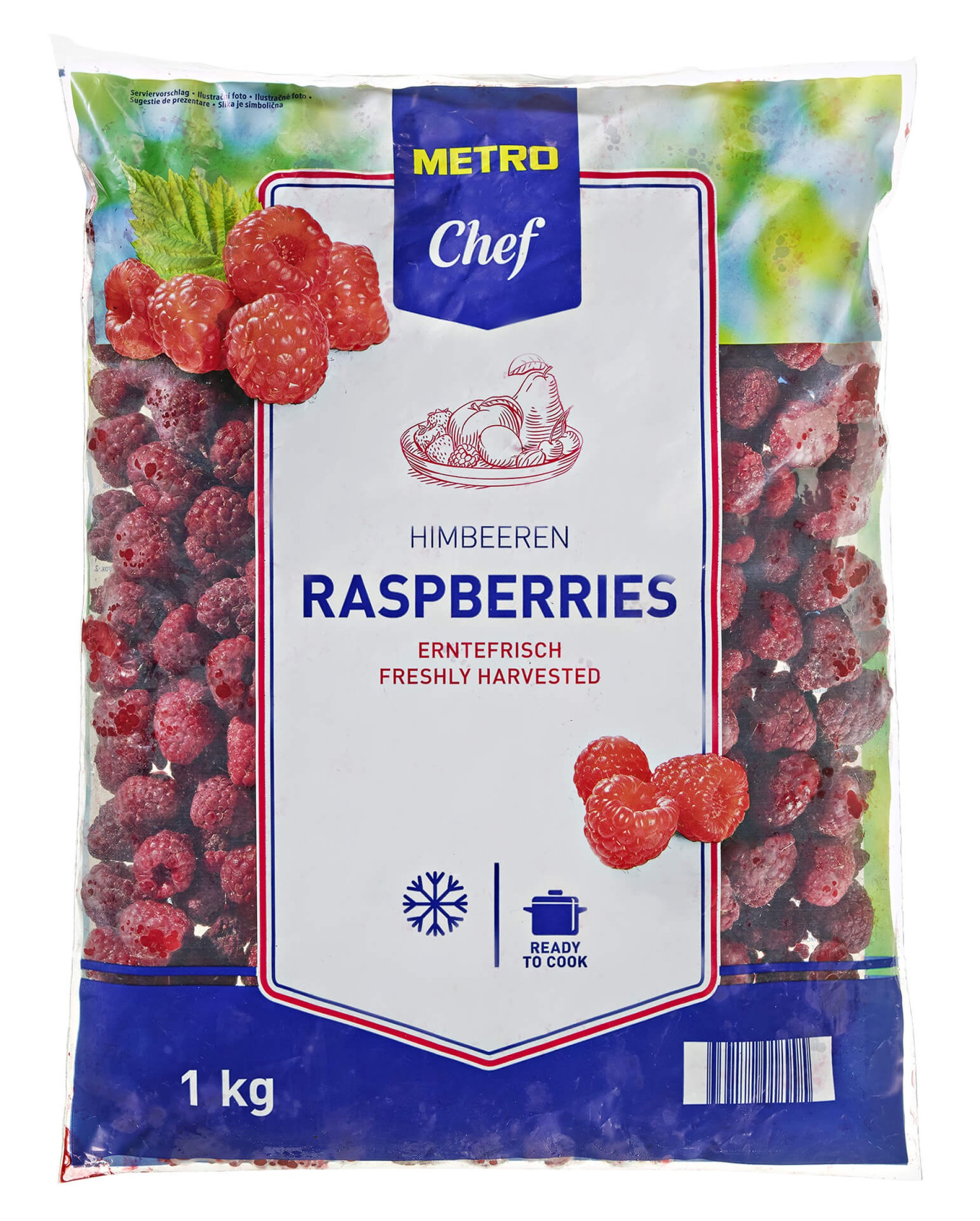 Framboesas Congeladas METRO Chef 10x1 kg