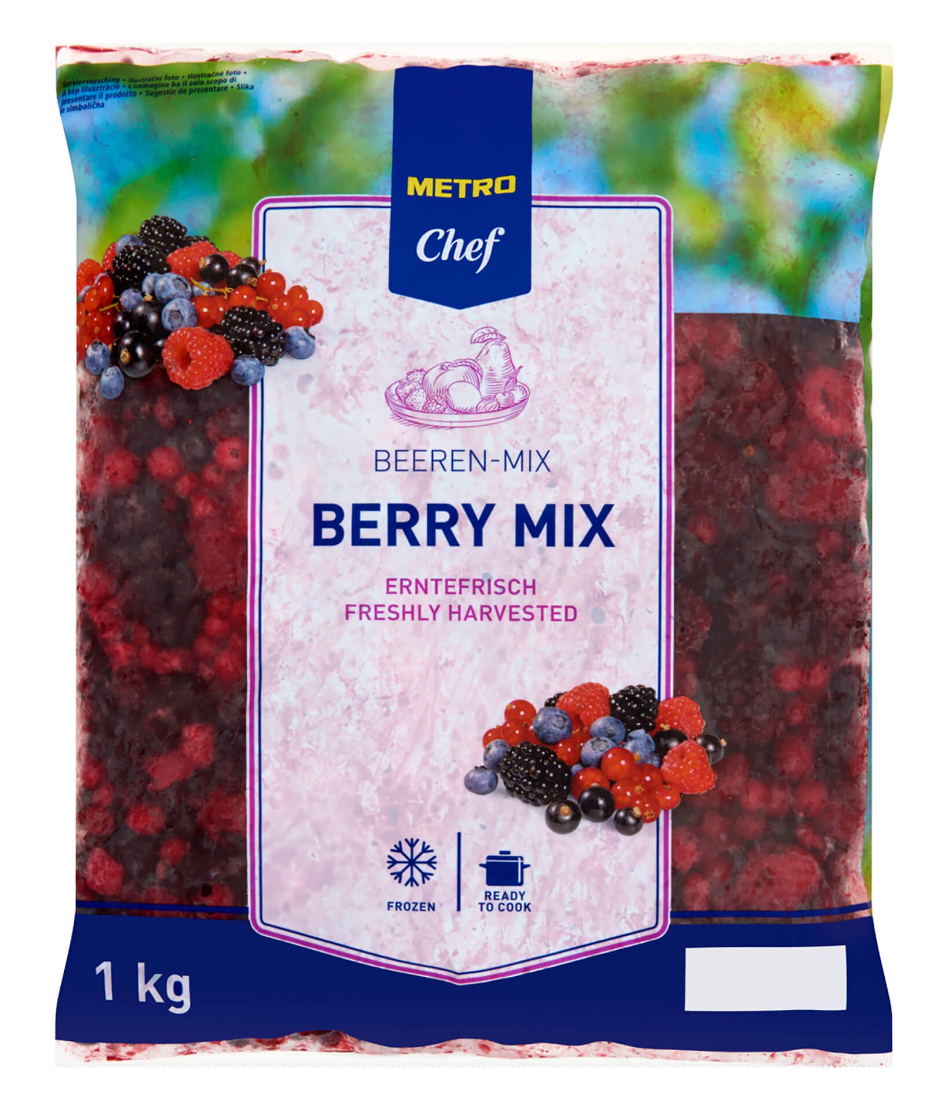 Mistura Frutos Silvestres Congelada METRO Chef 10x1 kg Mistura Frutos Silvestres Congelada METRO Chef 10x1 kg