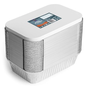 Forma Alumnio c/ Tampa 1260 ml METRO Profissional Emb. 50 Un