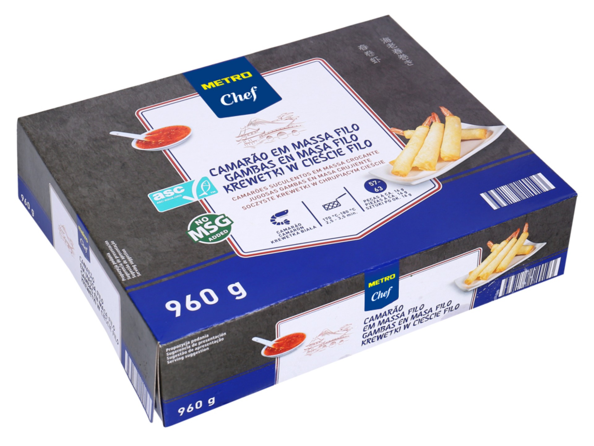 Massa Filo Camar�o Congelada METRO Chef 960 g