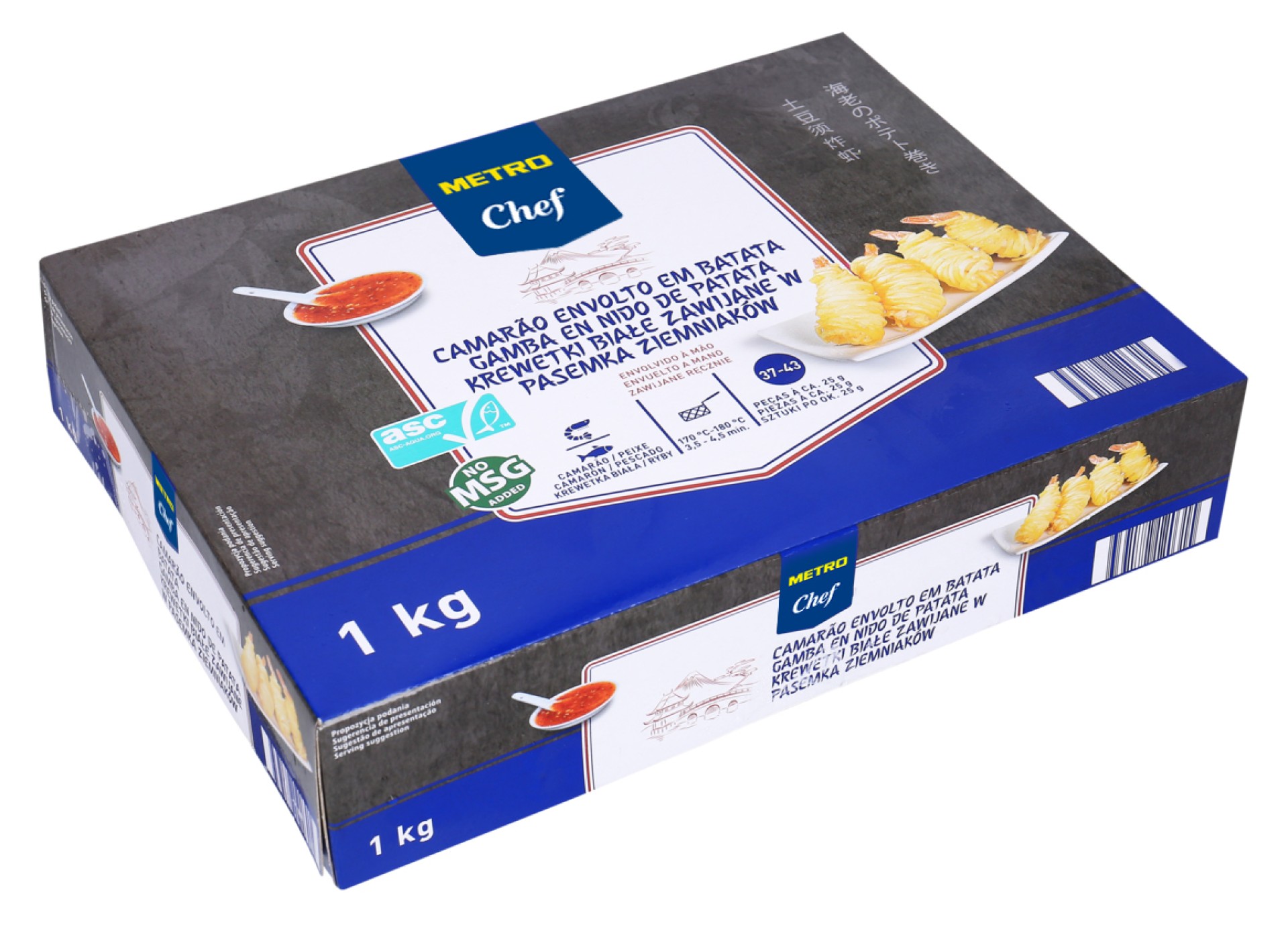 Camar�o Envolto Batata Congelado METRO Chef 1 kg