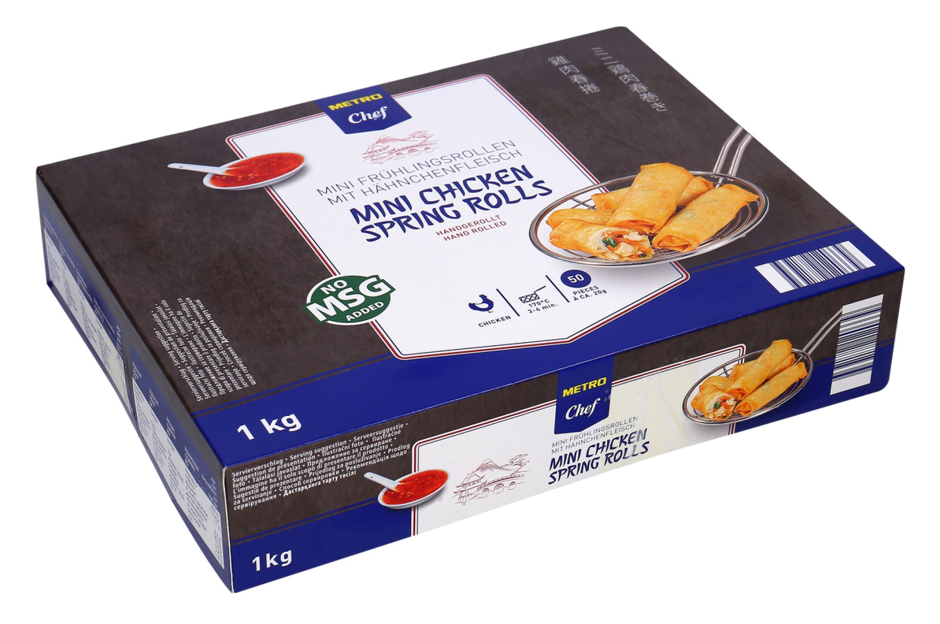 Crepes Galinha Mini Congelados METRO Chef 1 kg