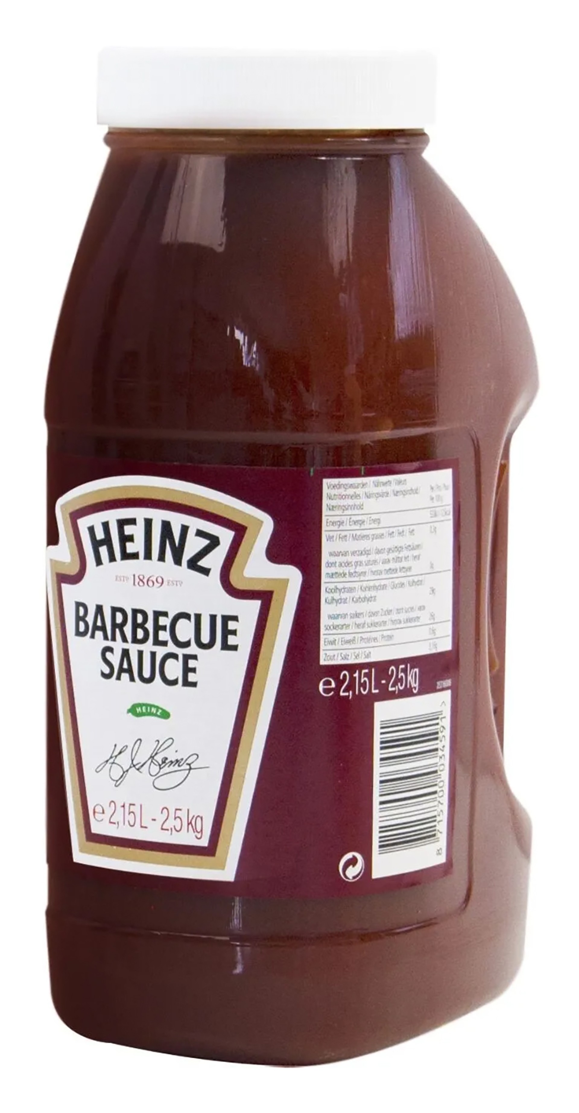 Molho Barbecue Heinz 2,5 kg Molho Barbecue Heinz 2,5 kg