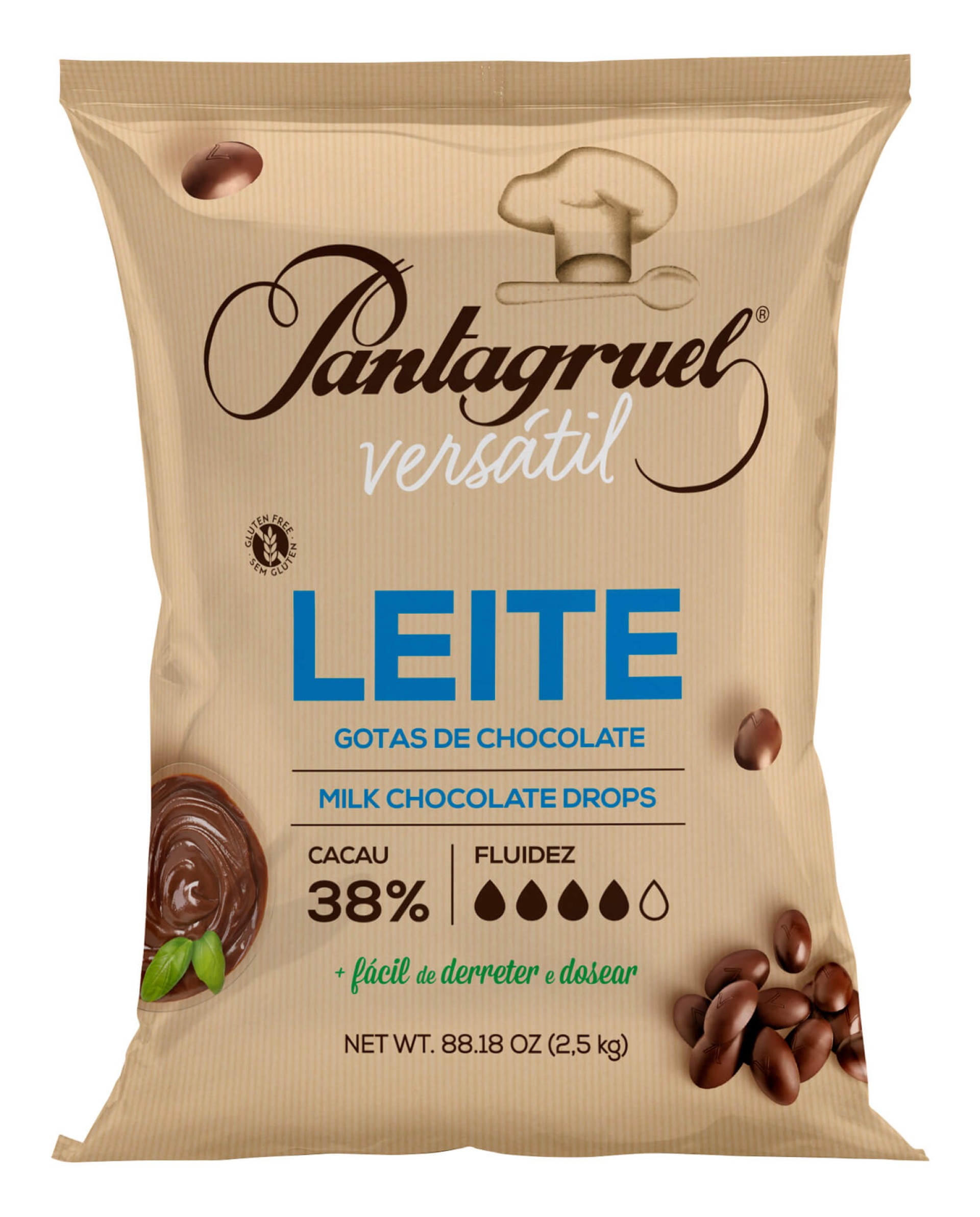 Chocolate Leite p/ Cobertura Pantagruel 2x2,5 kg Chocolate Leite p/ Cobertura Pantagruel 2x2,5 kg