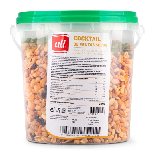 Cocktail Frutos Secos Uli Balde 2 kg