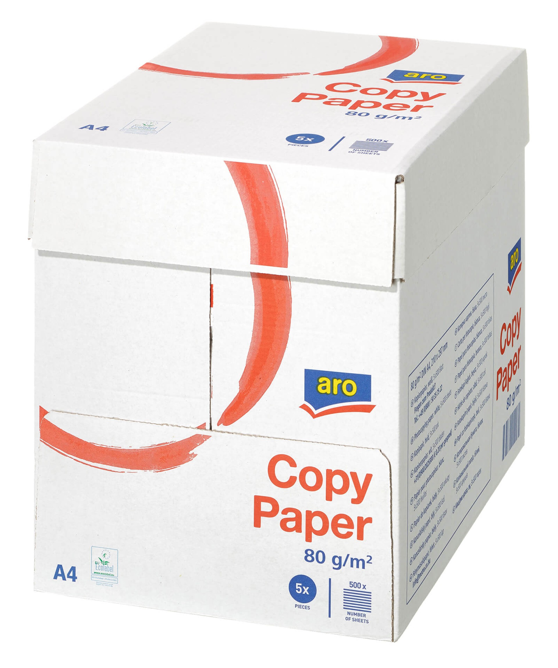 Papel Fotocópia A4 aro 5x(500x80 g) Papel Fotocópia A4 aro 5x(500x80 g)