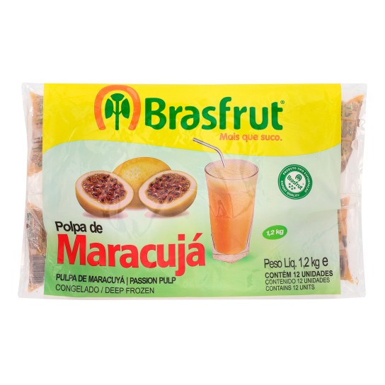 Polpa Fruta Maracujá Congelada 12x100 g Polpa Fruta Maracujá Congelada 12x100 g