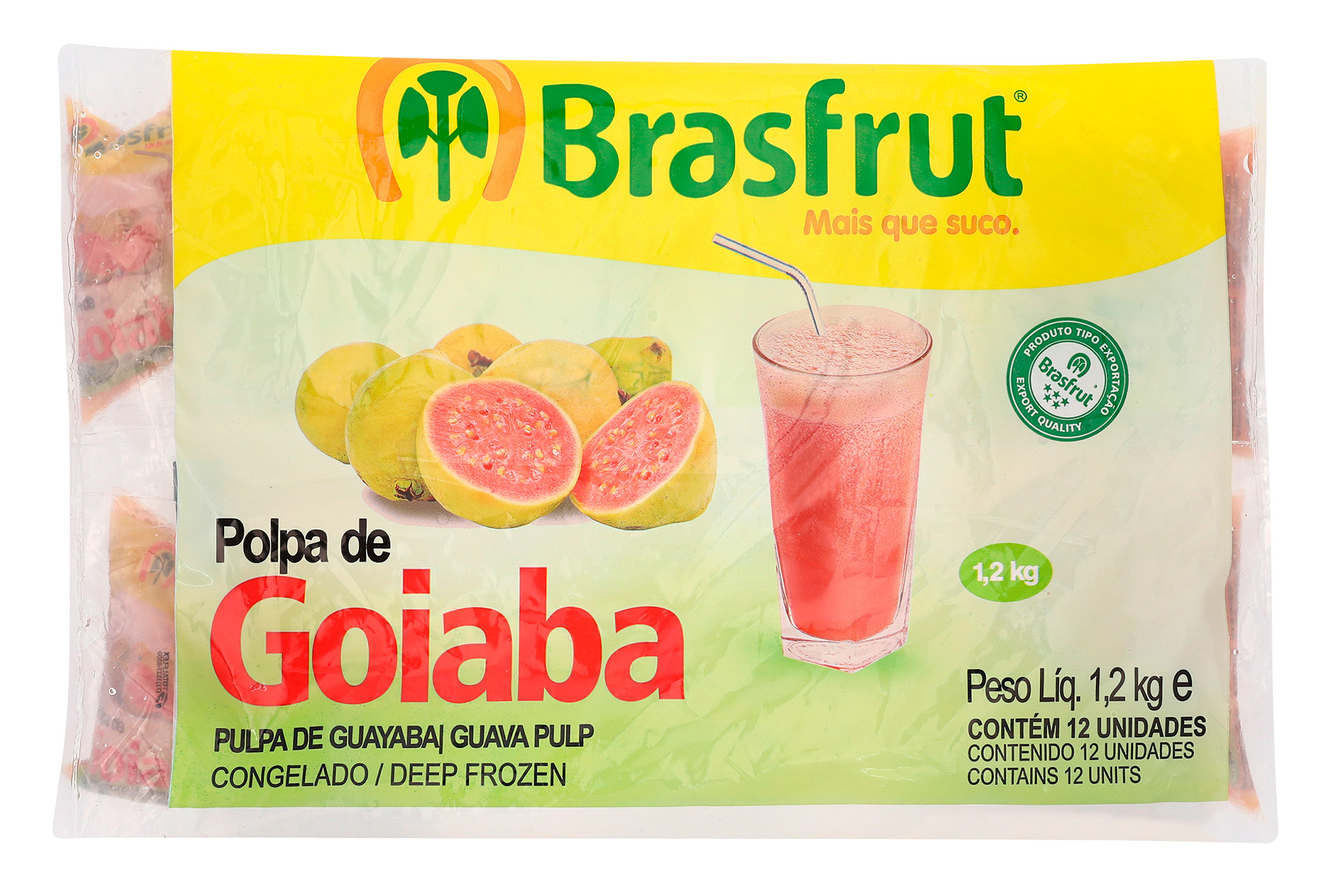 Polpa Fruta Goiaba Congelada 12x100 g