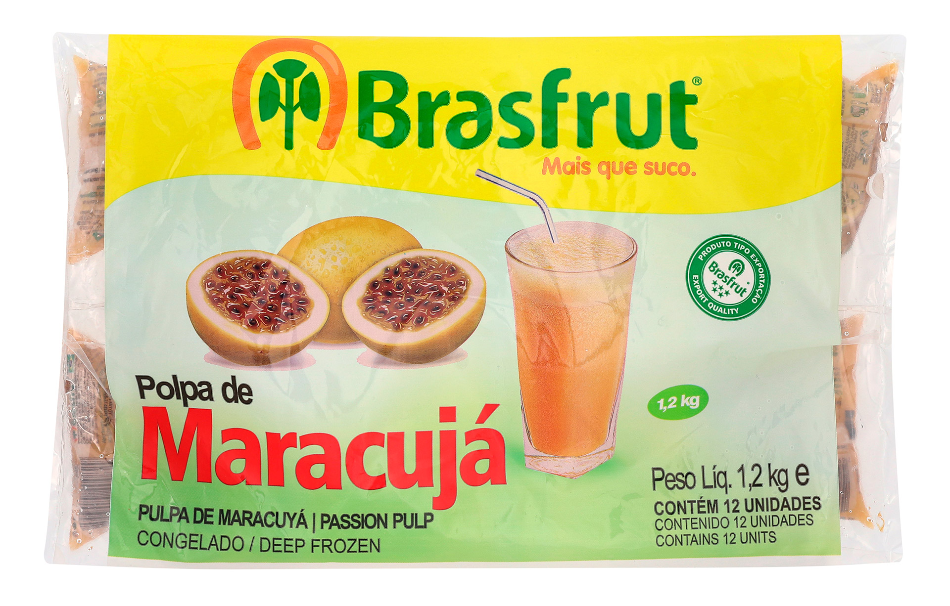 Polpa Fruta Maracujá Congelada 12x100 g Polpa Fruta Maracujá Congelada 12x100 g