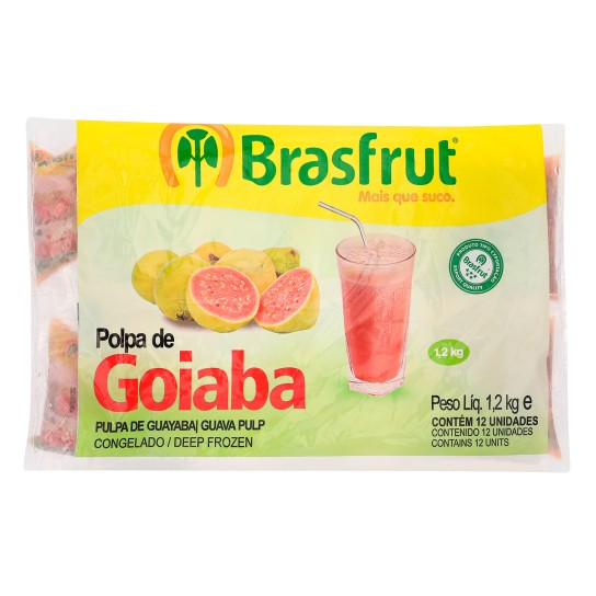 Polpa Fruta Goiaba Congelada 12x100 g