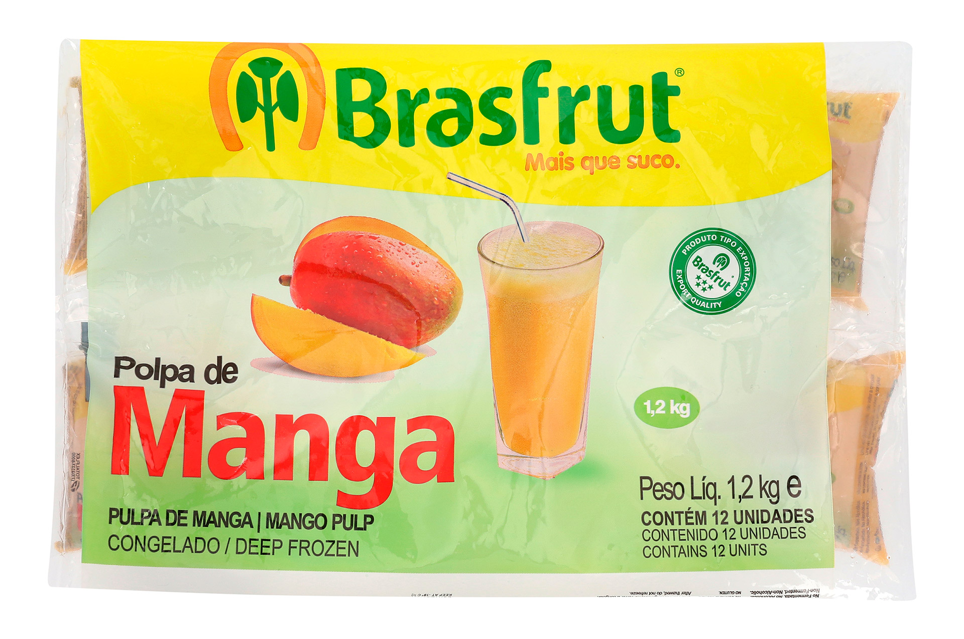 Polpa Fruta Manga Congelada 12x100 g Polpa Fruta Manga Congelada 12x100 g