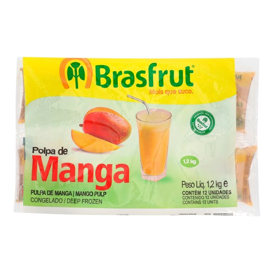Polpa Fruta Manga Congelada 12x100 g Polpa Fruta Manga Congelada 12x100 g