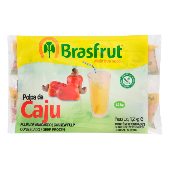 Polpa Fruta Caju Congelada 12x100 g