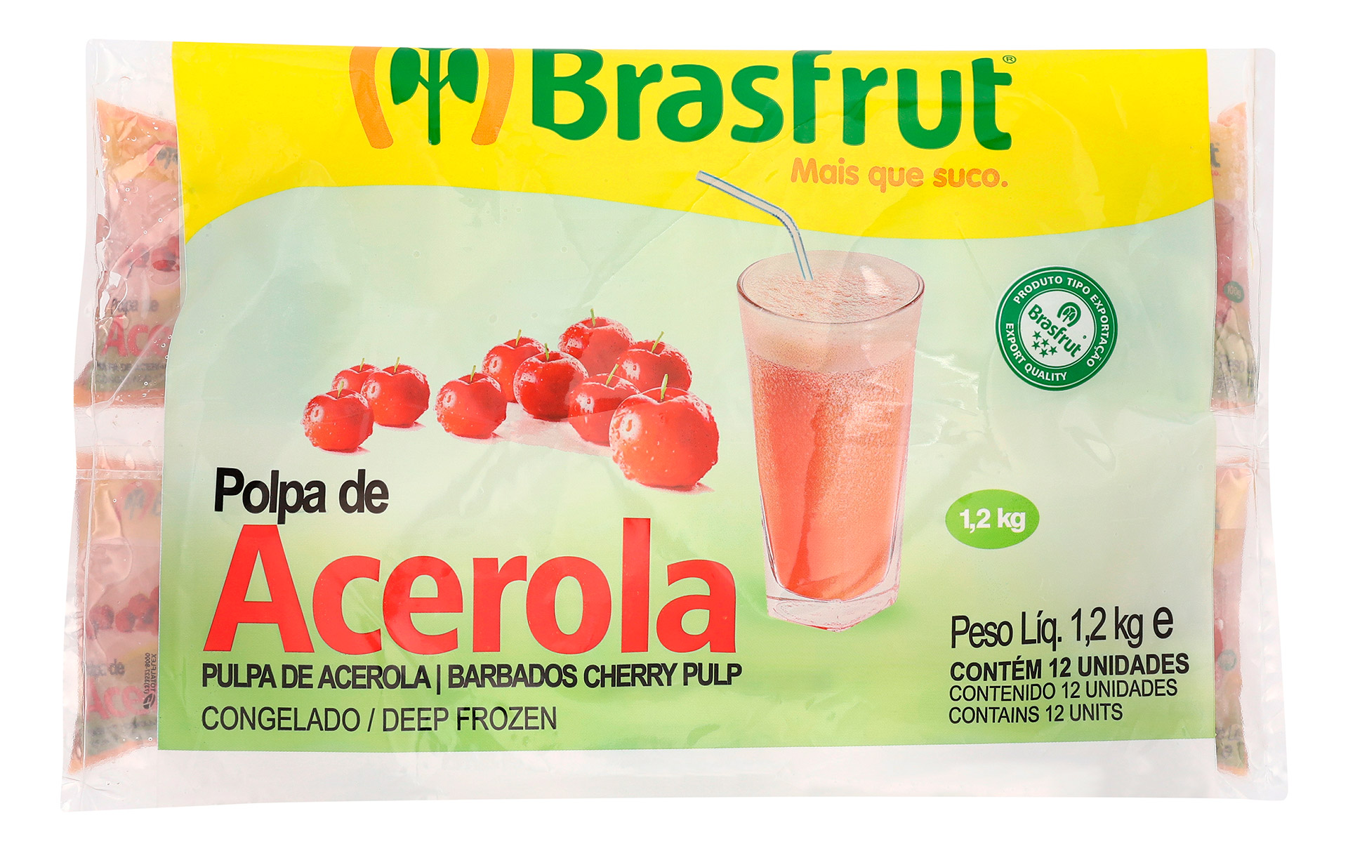 Polpa Fruta Acerola Congelada 12x100 g Polpa Fruta Acerola Congelada 12x100 g