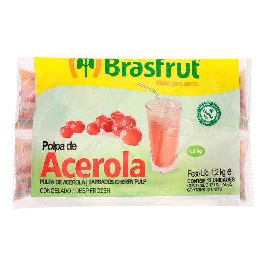 Polpa Fruta Acerola Congelada 12x100 g Polpa Fruta Acerola Congelada 12x100 g