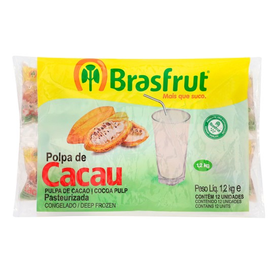 Polpa Fruta Cacau Congelada 12x100 g Polpa Fruta Cacau Congelada 12x100 g