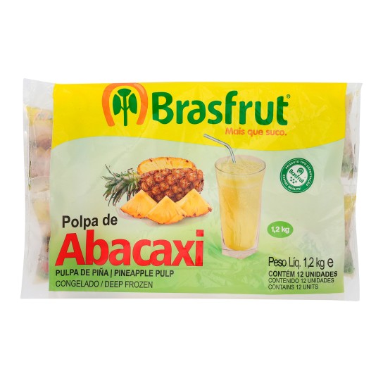 Polpa Fruta Abacaxi Congelada 12x100 g