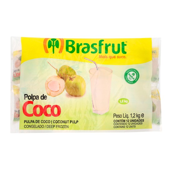 Polpa Fruta Coco Congelada 12x100 g Polpa Fruta Coco Congelada 12x100 g