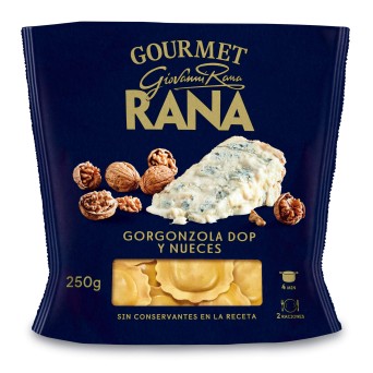 Massa Ravioli Gorgonzola c/ Nozes Fresca Rana 8x250 g