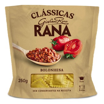 Massa Ravioli Bolonhesa Fresca Rana 8x250 g