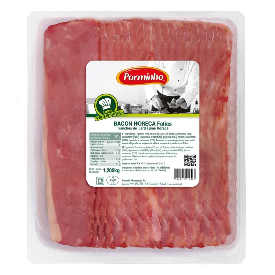 Bacon Fatiado Porminho 1,2 kg