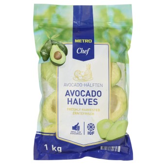 Abacate Metades Congelado METRO Chef 8x1 kg