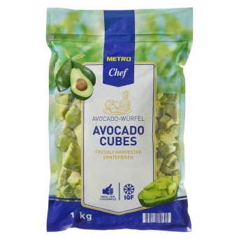 Abacate Cubos Congelado METRO Chef 8x1 kg