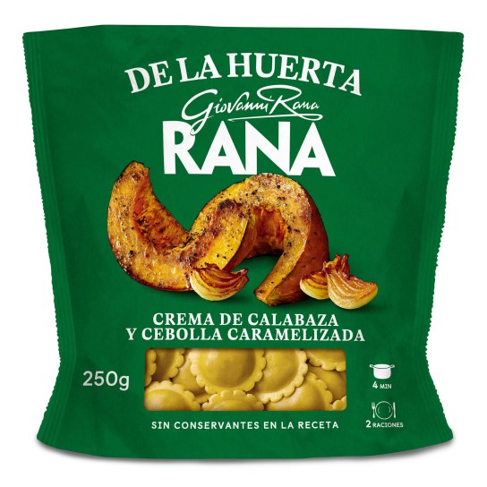 Massa Ravioli Abbora/Cebola Caramelizada Fresca Rana 8x250 g