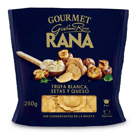 Massa Ravioli Trufa/Cogumelos/Queijo Fresco Rana 8x250 g