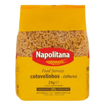 Massa Cotovelinhos Napolitana 6x2 kg