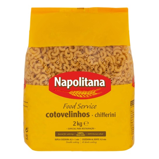 Massa Cotovelinhos Napolitana 6x2 kg